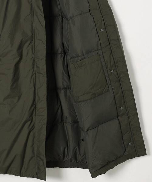 FREAK'S STORE（フリークスストア）の「NANGA/ナンガ NO COLLAR DOWN COAT / ノーカラー ダウンコート / ND2442-1C600（ダウンジャケット/コート・レディース・オリーブ/ブラック/オフホワイト・SMALL/MEDIUM）」の12枚目の写真