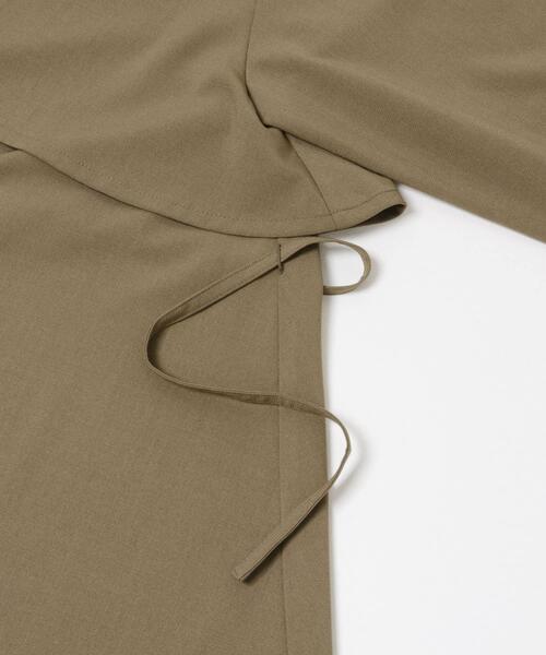 KBF（ケイビーエフ）の「レイヤードミニシャツワンピース（ワンピース・レディース・チャコールグレー/ブラウン/オフホワイト・ONE）」の21枚目の写真