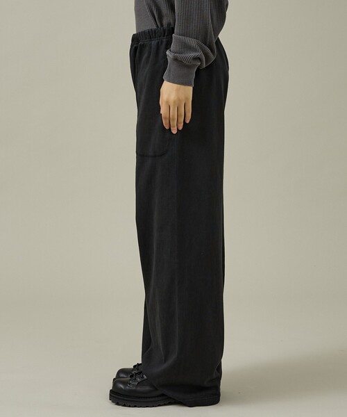 ABAHOUSE（アバハウス）の「【SEABEES / シービス】HEAVY WEIGHT WIDE PANTS / ヘビーウェイト ワイドパンツ/2523-SB34（スウェットパンツ・メンズ・グレー系その他/ブラック/ホワイト系その他/ブラウン・L/M）」の17枚目の写真