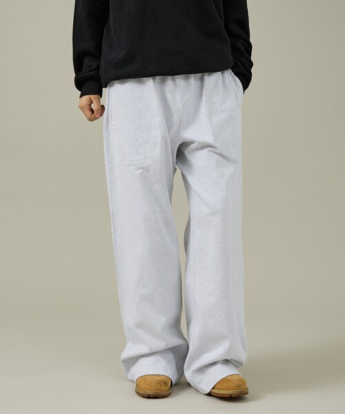 ABAHOUSE（アバハウス）の「【SEABEES / シービス】HEAVY WEIGHT WIDE PANTS / ヘビーウェイト ワイドパンツ/2523-SB34（スウェットパンツ・メンズ・グレー系その他/ブラック/ホワイト系その他/ブラウン・L/M）」の7枚目の写真