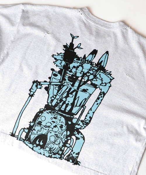 HOLIDAY（ホリデイ）の「SUPER FINE DRY CROPPED DAMAGE L/S T-SHIRT (CIRCULATION) スーパーファインドライクロップドダメージロングスリーブTシャツ (サーキュレーション)（Tシャツ/カットソー・レディース・レッド/シルバーグレー/ブラック・XL）」の14枚目の写真