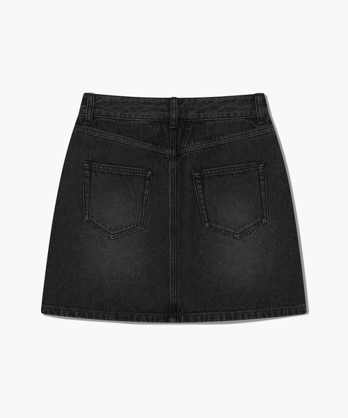 MARITHE + FRANCOIS GIRBAUD(マリテフランソワジルボー)の「W DENIM MINI SKIRT(スカート・レディース・ダークブルー/Black・SMALL/MEDIUM)」の11枚目の写真