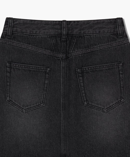 MARITHE + FRANCOIS GIRBAUD(マリテフランソワジルボー)の「W DENIM MINI SKIRT(スカート・レディース・ダークブルー/Black・SMALL/MEDIUM)」の13枚目の写真
