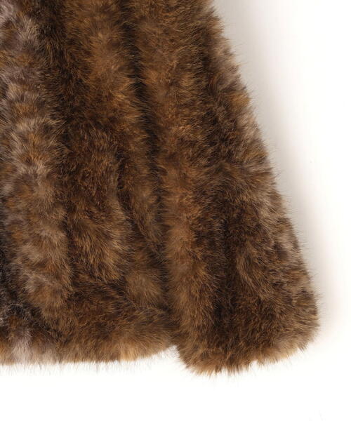 DANKE SCHON(ダンケシェーン)の「DankeSchon/ダンケシェーン/ECO FUR HOOD BLOUSON LEOPARDO(その他アウター・レディース・ブラック・L/M)」の5枚目の写真