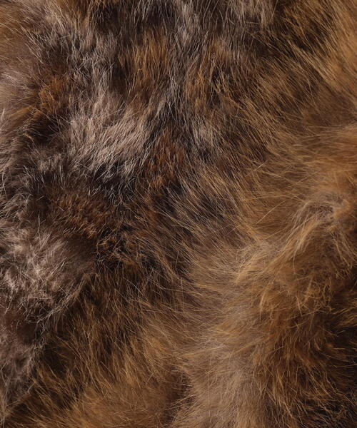 DANKE SCHON(ダンケシェーン)の「DankeSchon/ダンケシェーン/ECO FUR HOOD BLOUSON LEOPARDO(その他アウター・レディース・ブラック・L/M)」の9枚目の写真