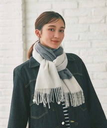 IMC（アイエムシー）の「カシミヤ100％ チェックマフラー（マフラー）」