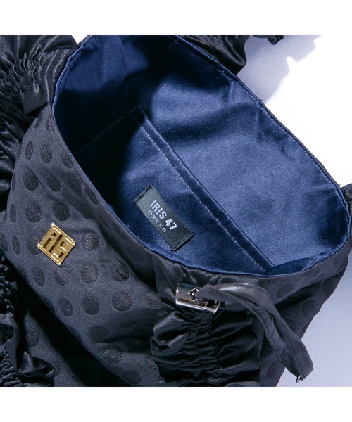 IRIS47(イリスフォーセブン)の「【IRIS 47】 giggle tote bag/ギグル トート バッグ(トートバッグ・レディース・ネイビー/ブラック・FREE)」の8枚目の写真