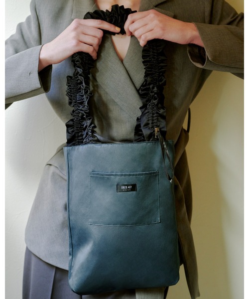 IRIS47(イリスフォーセブン)の「【IRIS 47】 giggle tote bag/ギグル トート バッグ(トートバッグ・レディース・ネイビー/ブラック・FREE)」の21枚目の写真