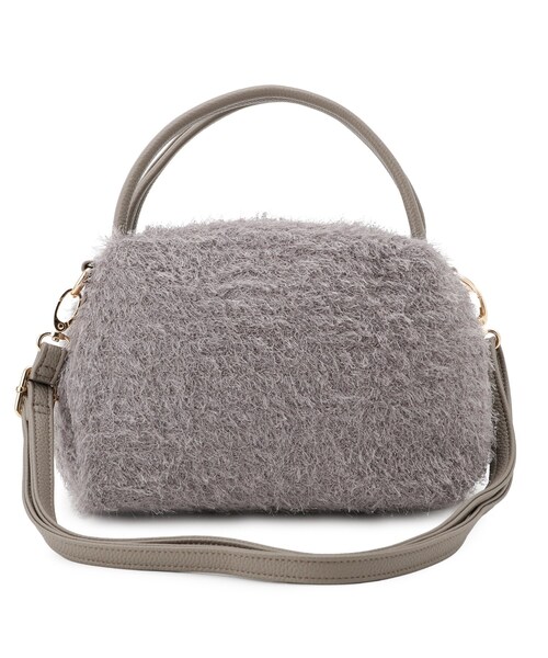 SHOO・LA・RUE(シューラルー)の「ラメ入り生地ショルダーバッグ(ショルダーバッグ・レディース・ブラック/ナチュラル/グレー/ダークブラウン・00)」の6枚目の写真