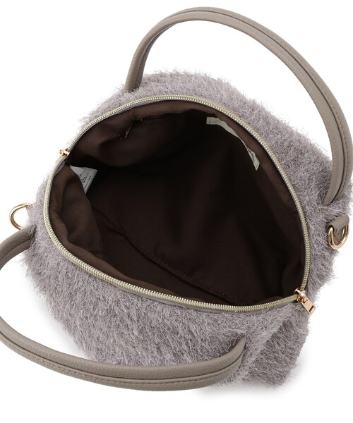 SHOO・LA・RUE(シューラルー)の「ラメ入り生地ショルダーバッグ(ショルダーバッグ・レディース・ブラック/ナチュラル/グレー/ダークブラウン・00)」の8枚目の写真