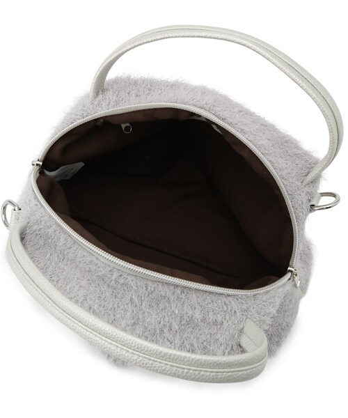 SHOO・LA・RUE(シューラルー)の「ラメ入り生地ショルダーバッグ(ショルダーバッグ・レディース・ブラック/ナチュラル/グレー/ダークブラウン・00)」の9枚目の写真