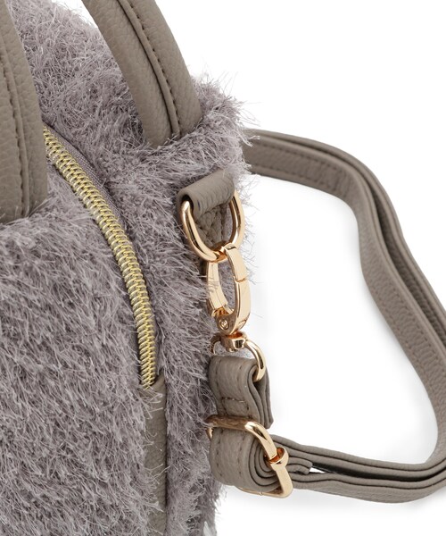 SHOO・LA・RUE(シューラルー)の「ラメ入り生地ショルダーバッグ(ショルダーバッグ・レディース・ブラック/ナチュラル/グレー/ダークブラウン・00)」の15枚目の写真