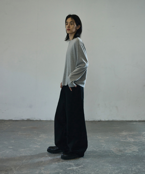 SIGNATURE（シグネチャ）の「ワイドカーブドダーツコットンパンツ【ブラック】（その他パンツ・レディース・その他・LARGE/X-LARGE/SMALL/MEDIUM）」の13枚目の写真