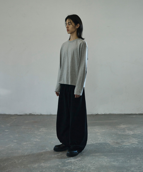 SIGNATURE（シグネチャ）の「ワイドカーブドダーツコットンパンツ【ブラック】（その他パンツ・レディース・その他・LARGE/X-LARGE/SMALL/MEDIUM）」の16枚目の写真