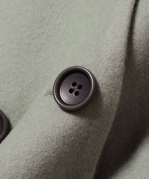 Demi-Luxe BEAMS(デミルクス ビームス)の「【1/9値下げ】ライトウール チェスターコート(チェスターコート・レディース・チャコールグレー/グリーン系その他・36/38)」の20枚目の写真