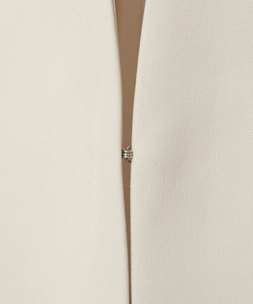 green label relaxing（グリーンレーベルリラクシング）の「［size SHORTあり］パウドレ ノーラペル ジャケット ウォッシャブル ストレッチ（ノーカラージャケット・レディース・ネイビー/ナチュラル/ブラック・46/44/42/40/38/36/34/SHORT）」の6枚目の写真