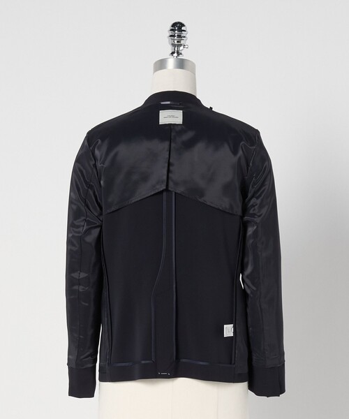 green label relaxing（グリーンレーベルリラクシング）の「［size SHORTあり］パウドレ ノーラペル ジャケット ウォッシャブル ストレッチ（ノーカラージャケット・レディース・ネイビー/ナチュラル/ブラック・46/44/42/40/38/36/34/SHORT）」の16枚目の写真