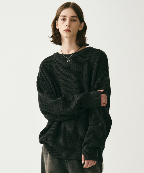 AVANDRESS(アバンドレス )の「Jason Warmer Knitwear BLACK(ニット/セーター・メンズ・ブラック・FREE)」の2枚目の写真