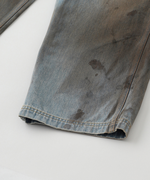 BOTT(ボット)の「BoTT / ボット OL DIRTY PAINTER JEAN(デニムパンツ・メンズ・ブルー系その他/ブラック・30/28)」の5枚目の写真
