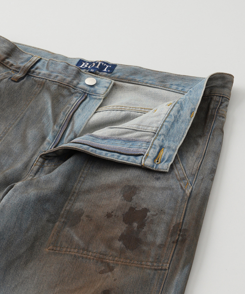 セール】BoTT / ボット OL DIRTY PAINTER JEAN（デニムパンツ）｜BOTT