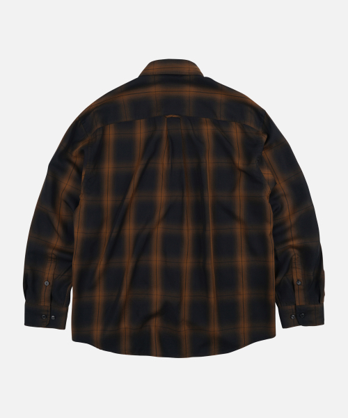 FRIZMWORKS(フリズムワークス)の「LYOCELL CHECK RELAXED SHIRT _ BLACK(シャツ/ブラウス・メンズ・その他・SMALL/MEDIUM/LARGE/X-LARGE)」の3枚目の写真