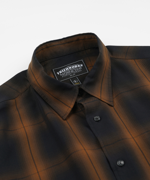 FRIZMWORKS(フリズムワークス)の「LYOCELL CHECK RELAXED SHIRT _ BLACK(シャツ/ブラウス・メンズ・その他・SMALL/MEDIUM/LARGE/X-LARGE)」の4枚目の写真