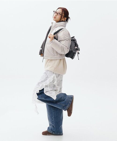 MILLO WOMEN（ミロウーマン）の「シアーラッフルミディスカート[ホワイト]（スカート・レディース・その他・SMALL/MEDIUM）」の4枚目の写真