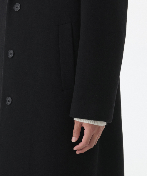 MUSINSA STANDARD（ムシンサスタンダード）の「デイリーシングルコート[ブラック]（チェスターコート・メンズ・その他・MEDIUM/LARGE/X-LARGE/XX-LARGE）」の7枚目の写真