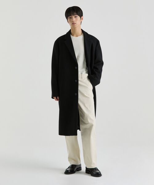 MUSINSA STANDARD（ムシンサスタンダード）の「デイリーシングルコート[ブラック]（チェスターコート・メンズ・その他・MEDIUM/LARGE/X-LARGE/XX-LARGE）」の13枚目の写真