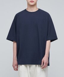 エクストラオーバーサイズラグランTシャツ[ネイビー]