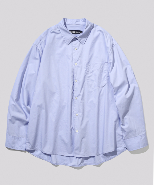 TRIP LE SENS(トリップ ル センス)の「ライクコットンシャツ_ブルー(シャツ/ブラウス・レディース・その他・SMALL/MEDIUM/LARGE)」の4枚目の写真