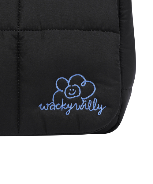 Wacky WiLLy(ワッキーウィリー)の「リリー スモール パディングバッグ ブラック(メッセンジャーバッグ・レディース・その他・FREE)」の8枚目の写真