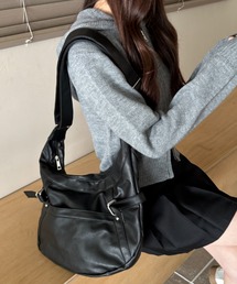 WEGO | WEGO/ハーフムーンPUショルダー(ショルダーバッグ)