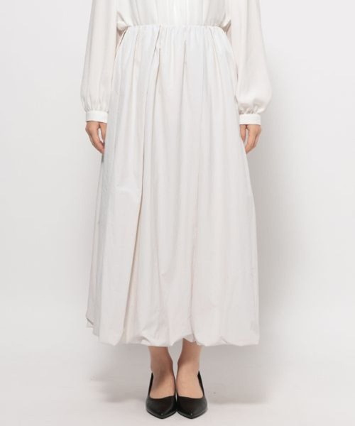 LEPSIM(レプシィム)の「【入卒式/セレモニー】バルーンスカート 600989(スカート・レディース・ライトベージュ/ブラック・FREE)」の3枚目の写真