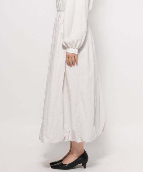 LEPSIM(レプシィム)の「【入卒式/セレモニー】バルーンスカート 600989(スカート・レディース・ライトベージュ/ブラック・FREE)」の4枚目の写真