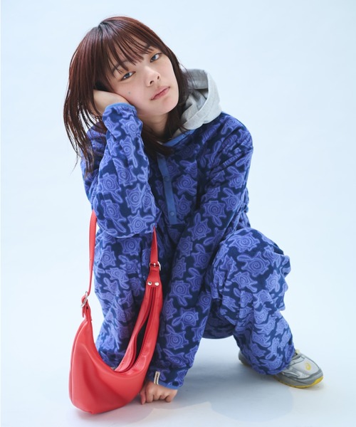 common gull products.(コモンガルプロダクツ)の「さみしさの気配がするフリース(その他アウター・レディース・パープル系/グレー系/ネイビー/チャコール・SMALL/MEDIUM/LARGE)」の13枚目の写真