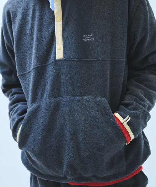 common gull products.(コモンガルプロダクツ)の「さみしさの気配がするフリース(その他アウター・レディース・パープル系/グレー系/ネイビー/チャコール・SMALL/MEDIUM/LARGE)」の20枚目の写真