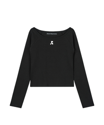 Rest&Recreation | U-NECK RAGLAN TOP - BLACK(Tシャツ/カットソー)