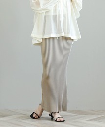 The rejoice（ザ リジョイス）の「リブニットタイトスカート（スカート）」