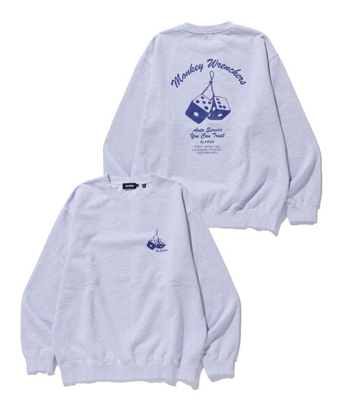 RAMPAGE *p(R)ojectR° 長袖トレーナーXL MONKEY WRENCHERS CREWNECK SWEATSHIRT（スウェット）｜XLARGE