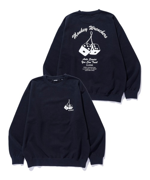 MONKEY WRENCHERS CREWNECK SWEATSHIRT（スウェット）｜XLARGE
