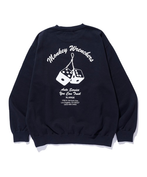 MONKEY WRENCHERS CREWNECK SWEATSHIRT（スウェット）｜XLARGE