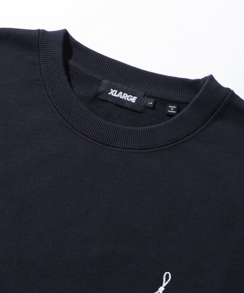 XLARGE(エクストララージ)の「MONKEY WRENCHERS CREWNECK SWEATSHIRT(スウェット・メンズ・アッシュ/ブラック/オリーブ・S/M/L/XL)」の12枚目の写真