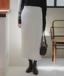 slattgir（スラットジール）の「高身長　ループツイードロングスカート（トールサイズ）Essenave（スカート）」