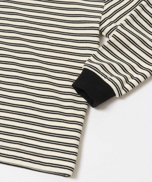 URBAN RESEARCH DOORS（アーバンリサーチドアーズ）の「『WEB/一部店舗限定サイズ』起毛ボーダープルオーバー(KIDS)（Tシャツ/カットソー・キッズ・グレー系その他/ホワイト系その他・105/150/120/135）」の14枚目の写真