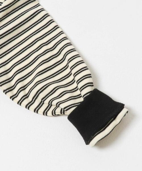 URBAN RESEARCH DOORS（アーバンリサーチドアーズ）の「『WEB/一部店舗限定サイズ』起毛ボーダープルオーバー(KIDS)（Tシャツ/カットソー・キッズ・グレー系その他/ホワイト系その他・105/150/120/135）」の15枚目の写真