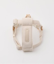 moncheri（モンシェリ）の「PUレザー×ワッフルハーネス【サイズ調整可能・ワンタッチ着脱・ワッフル生地で肌触り◎】（リード/ハーネス/首輪）」