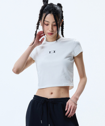 CRITIC（クリティック）の「OG WORMHOLE LOGO CROP T-SHIRTS WHITE（Tシャツ/カットソー）」