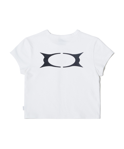 CRITIC(クリティック)の「OG WORMHOLE LOGO CROP T-SHIRTS WHITE(Tシャツ/カットソー・レディース・その他・FREE)」の3枚目の写真