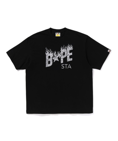 BAPE Tシャツ ホワイト レオパード APE RELAXED FIT TEE A BATHING APE（アベイシングエイプ） tシャツ WILD LEOPARD PATTERN